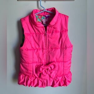 Lilly Pulitzer Girls Hot Pink Mini Kate Vest Size XL 12-14